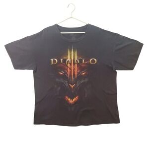 Blizzard Diablo III 3 Video Game Graphic T-Shirt Mens XL Black 2012 Promo Tee